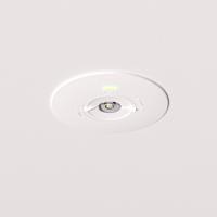 HOFTRONIC™ Locus - LED Noodverlichting Downlight - Inbouwspot - Wit - 2 Watt 300 Lumen - Wand/Plafond - Autotest-functie & Testknop - Verwisselbare Lens - 6500K Daglichtwit Licht