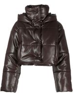 Nanushka Aveline padded jacket - Marron - thumbnail