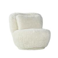 LABEL51 Fauteuil Doodle - Crème - Fluffy - One Size