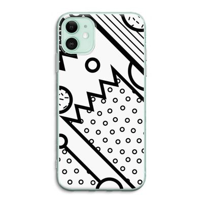 Pop Art #4: iPhone 11 Transparant Hoesje