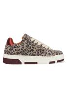 DWRS Whitby Leopard J6972-02-4568 Bordeaux Rood / Grijs-41 maat 41