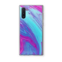 Zweverige regenboog: Samsung Galaxy Note 10 Transparant Hoesje