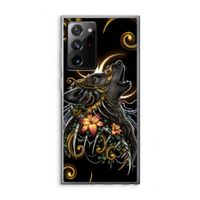 Huilende Wolf: Samsung Galaxy Note 20 Ultra / Note 20 Ultra 5G Transparant Hoesje