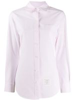 Thom Browne chemise Oxford à 4 bandes signature - Rose - thumbnail