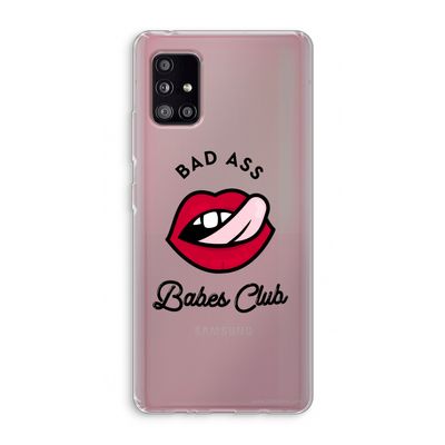 Badass Babes Club: Samsung Galaxy A51 5G Transparant Hoesje