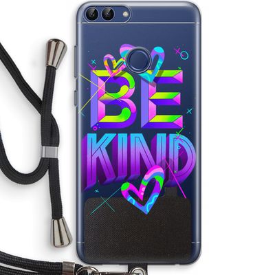 Be Kind: Huawei P Smart (2018) Transparant Hoesje met koord