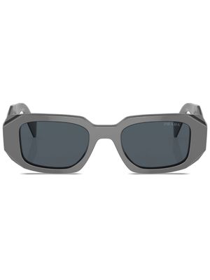 Prada Eyewear lunettes de soleil à monture rectangulaire - Gris