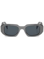 Prada Eyewear lunettes de soleil à monture rectangulaire - Gris