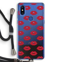 Lips: Xiaomi Mi Mix 3 Transparant Hoesje met koord