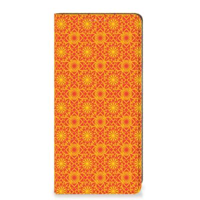 OPPO A54 5G | A74 5G | A93 5G | Hoesje met Magneet | Batik Oranje