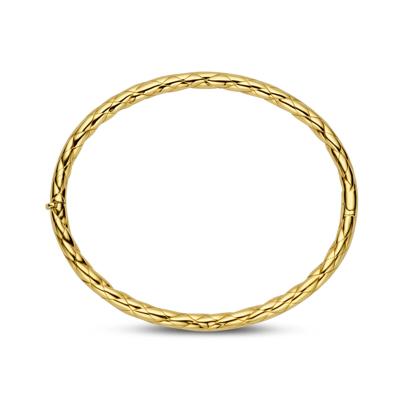 14K Geelgouden Bangle Armband - Luxe en Tijdloze Gouden Armband
