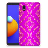 Siliconen Hoesje Samsung Galaxy A01 Core Barok Roze