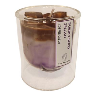 Mansion Atmosphere Geurkaars in glas berry splash 7,4x8,4cm