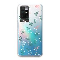 Small white flowers: Xiaomi Redmi 10 Transparant Hoesje