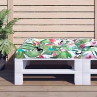 Palletkussen 80x80x12 cm stof meerkleurig