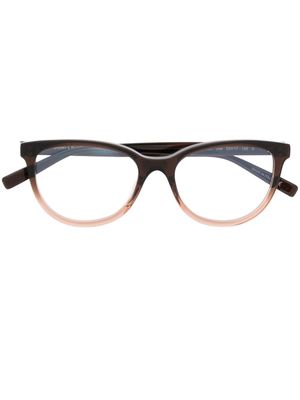 Saint Laurent Eyewear lunettes de vue à effet dégradé - Marron