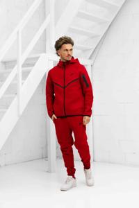 Nike Tech Fleece Trainingspak Heren Rood - Maat S - Kleur: Rood | Soccerfanshop