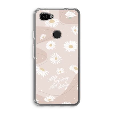 Daydreaming becomes reality: Google Pixel 3a Transparant Hoesje