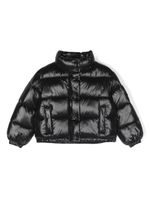 Save The Duck Kids logo-patch padded-design jacket - Noir - thumbnail