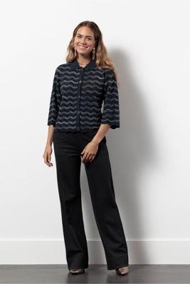 Studio Anneloes Jacy Sequins Cardigan 13402 Vest 9800 Antraciet