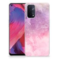 Smartphone hoesje OPPO A93 5G Pink Purple Paint