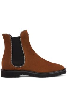 Giuseppe Zanotti bottines chelsea Jaky en daim - Marron