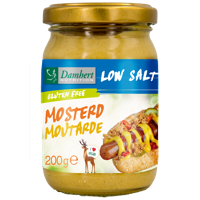 Damhert Low Salt Mosterd Glutenvrij