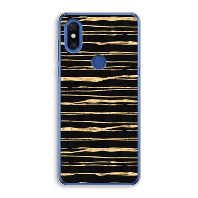 Gouden strepen: Xiaomi Mi Mix 3 Transparant Hoesje