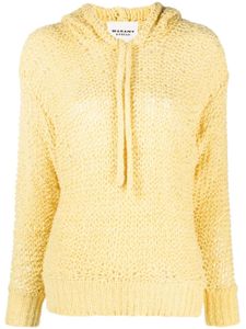 MARANT ÉTOILE hoodie à détails d'œillets - Jaune