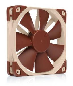 Noctua NOC-NF-F12-PWM koelsysteem voor computers Computer behuizing Ventilator 12 cm Beige, Bruin 1 stuk(s)