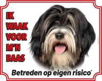 Tibetaanse Terrier Waakbord Tibetaanse Terrier Waakbord