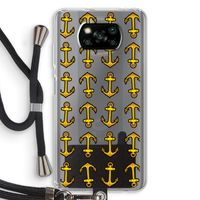 Musketon Anchor: Xiaomi Poco X3 NFC Transparant Hoesje met koord