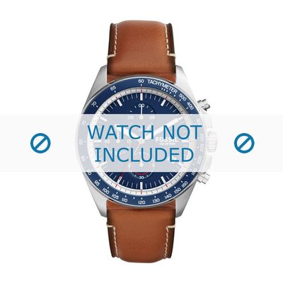 Horlogeband Fossil CH3039 Leder Cognac 22mm