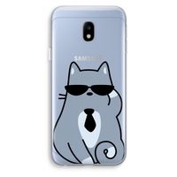 Cool cat: Samsung Galaxy J3 (2017) Transparant Hoesje