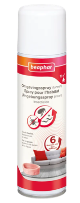Beaphar Omgevingsspray Vlooien, Vlooienlarven en Teken
