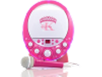 Easy Karaoke EKR1588 Princess Karaoke Machine Wit/Roze - thumbnail