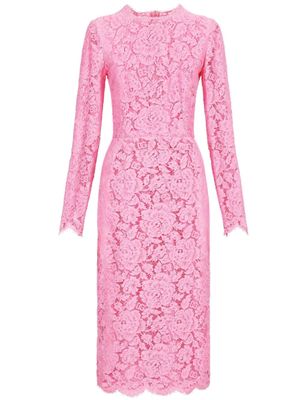 Dolce & Gabbana robe en dentelle - Rose