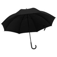 Paraplu 130 cm zwart - thumbnail