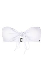 Karl Lagerfeld haut de bikini bandeau Karl DNA - Blanc