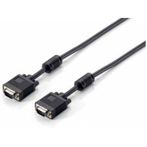 Equip 118814 VGA kabel 10 m VGA (D-Sub) Zwart