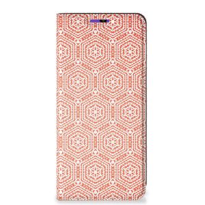 Samsung Galaxy A22 4G | M22 Hoesje met Magneet Pattern Orange