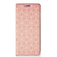 Samsung Galaxy A22 4G | M22 Hoesje met Magneet Pattern Orange