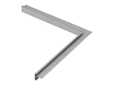 Aluminium Binnenhoek 45 x 45 x 500 mm