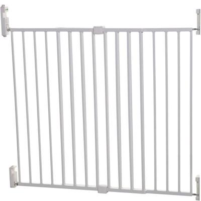 DREAMBABY Veiligheidshek Extra groot BROADWAY Gro Gate - Te schroeven - L 76/134,5 x H 76 cm - Wit