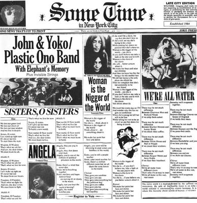 John Lennon & Yoko Ono / Plastic Ono Band With Elephant&apos;s Memory And Invisible Strings - Some Time In New York City 2LP