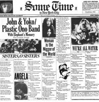 John Lennon & Yoko Ono / Plastic Ono Band With Elephant&apos;s Memory And Invisible Strings - Some Time In New York City 2LP