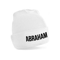 Abraham muts  unisex one size - Wit One size  -