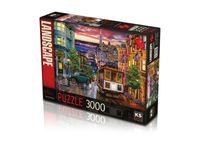 Sunset in San Francisco Puzzel 3000 Stukjes - thumbnail