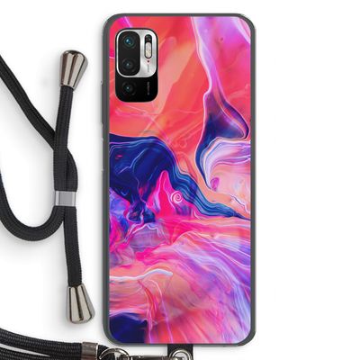 Earth And Ocean: Xiaomi Redmi Note 10 5G Transparant Hoesje met koord