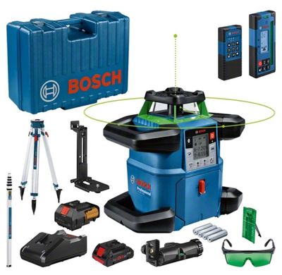 Bosch Blauw GRL 650 CHVG | Rotatielaser | Set | GBA ProCORE18V 4,0 Ah + Gal 18V- 40 + statief BT170 HD + meetlat - 06159940PR